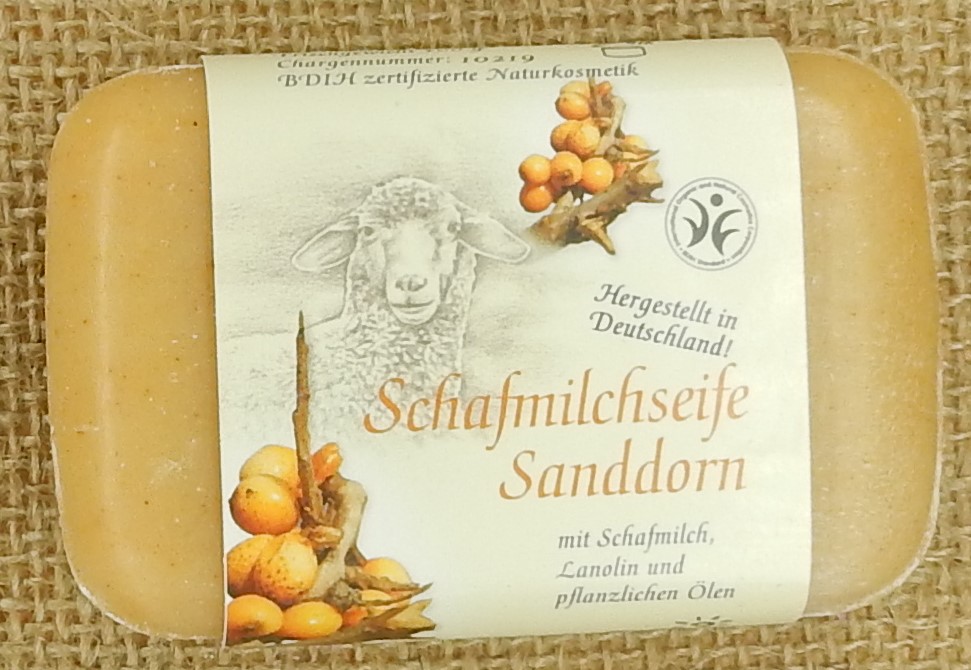 Schafmilchseife Sanddorn